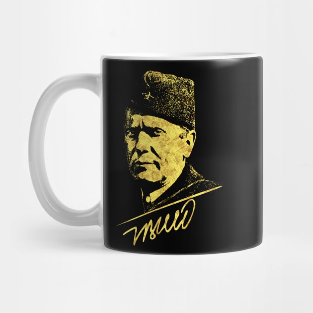 Josip Broz TITO the President of Yugoslavia SFRJ Abstract Portrait by Naumovski